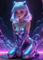 Anime Girls Canvas Painting, Hot Girl Poster Canvas Prints, Coquette Room Decor, Girly Wall Art For Home Decoration Unframed
