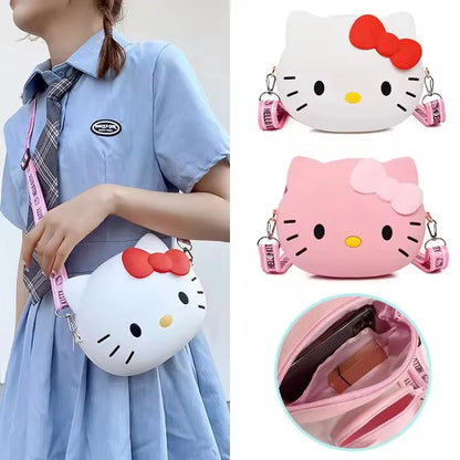 Hello Kitty Mini Crossbody Bag (11cm / 19cm Kawaii Messenger &amp; Phone Purse)
