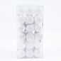 36/24pcs 40mm Merry Christmas Balls Christmas Tree Hanging Ball Ornaments Christmas New Year Party Home Decoration