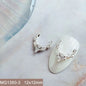 10pcs/lot Luxury No Fading Bow Butterfly Arc Nail Art Parts Zircon Crystal Manicure Nails Accesorios Supplies Decorations Charms