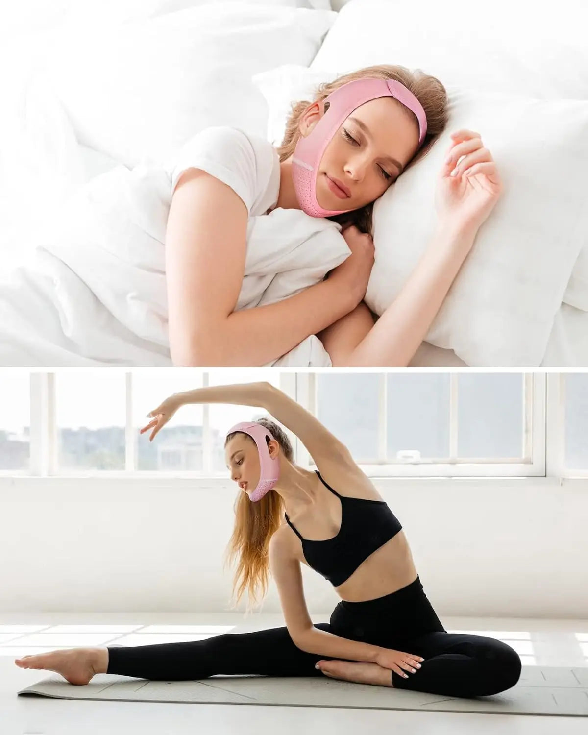 Reusable V‑Line Face Strap – Chin‑Up Patch & Double Reducer Lifting Belt for Sagging Skin