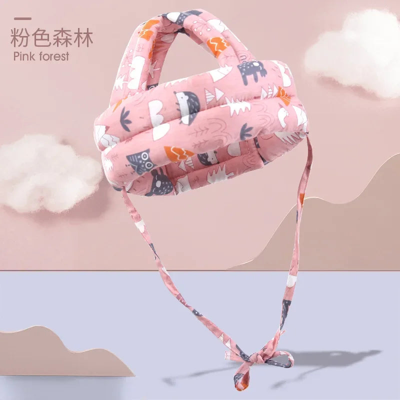 Baby Head Protection Backpack Pillow Toddler Head Safety Pad Cushion Anti-fall Head Protection Pillow Highly Elastic Breathable