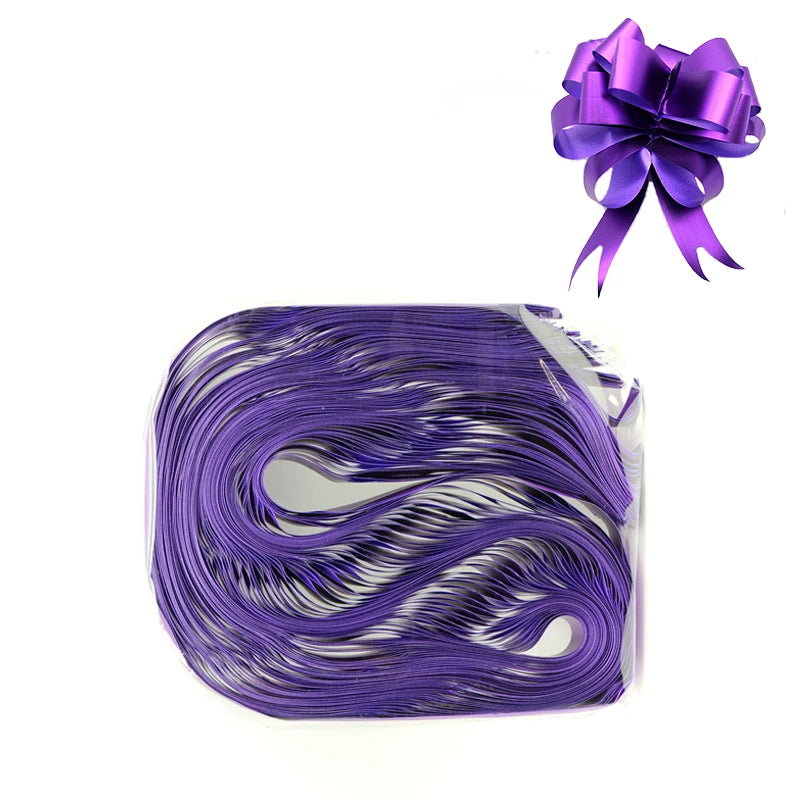 10/20/50Pcs Pull Bow Flower Pull Tie Ribbon for Christmas, Valentines Day, Wedding,Mother's Day, Birthday Party Gift Decoration