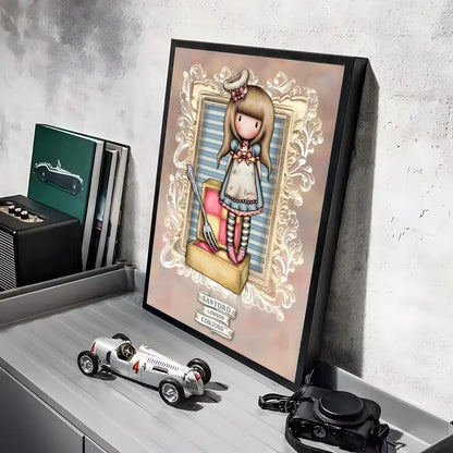 Santoro Gorjuss HD Wall Poster Sticker – Self‑Adhesive Mural Décor