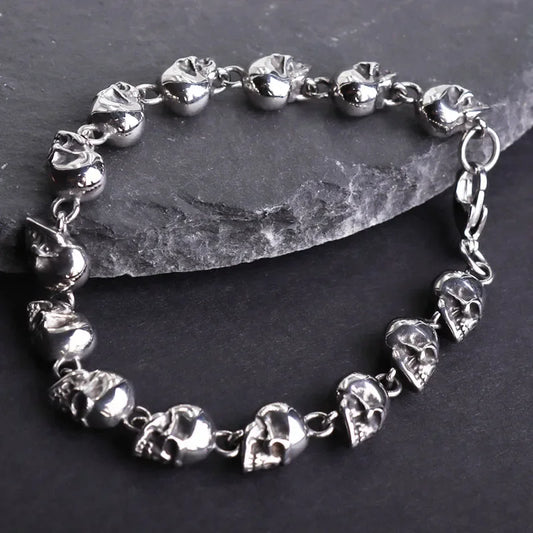 Trendy Punk Bracelet High Quality Skull Bracelet Boutique Jewelry Birthday Gift