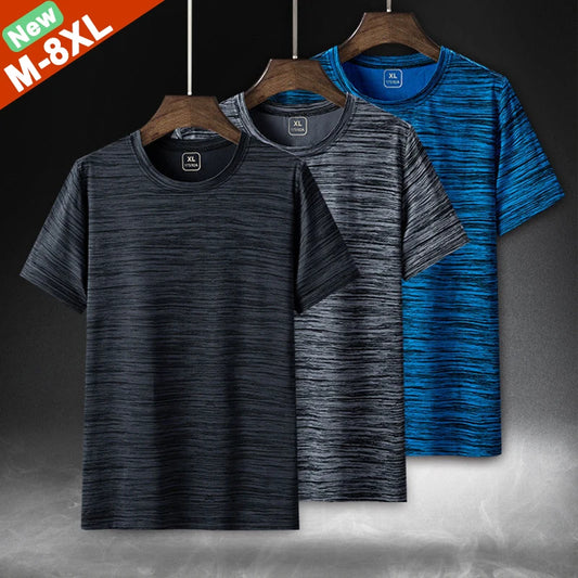 Plus Size T-Shirts Men Summer Clothing Tshirt