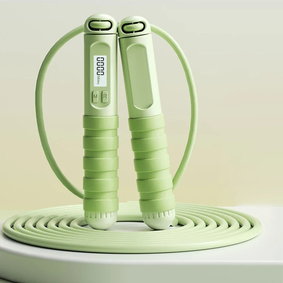 Electronic counting jump rope adult weight loss fitness exercise for men and women