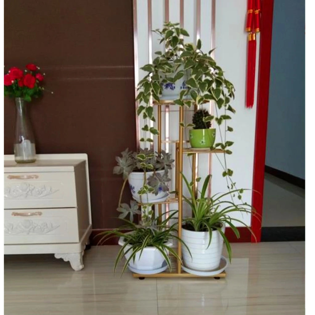 Iron Plant Stand – Multi‑Tier Display Rack