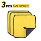 Car Wash Microfiber Towel 30x30/60CM for Car Cleaning and Drying, Hemmed Car Care Cloth, Detailing Car Wash Towel.