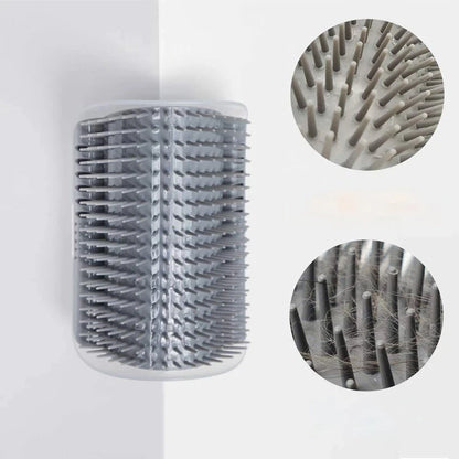 Cat Self Groomer Corner Wall  Brush Comb