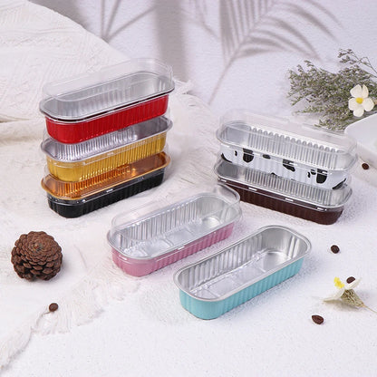 10‑Pack Mini Loaf Pans (With/Without Lids) – 6.8oz Aluminum Foil Bread & Muffin Containers