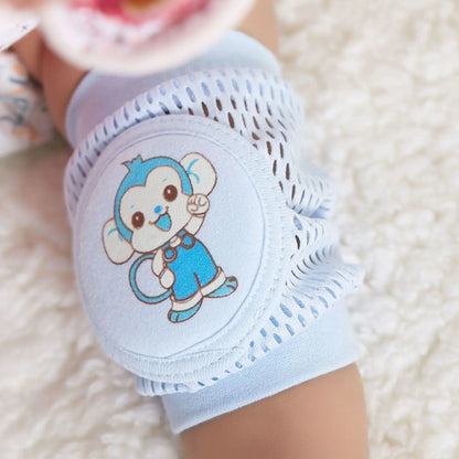 Baby Accessories Knee Pads Safety Boy Girl Kids Crawling Gaiter Toddler Slip Protector Infant Animal Monkey Tiger Dino Elephant