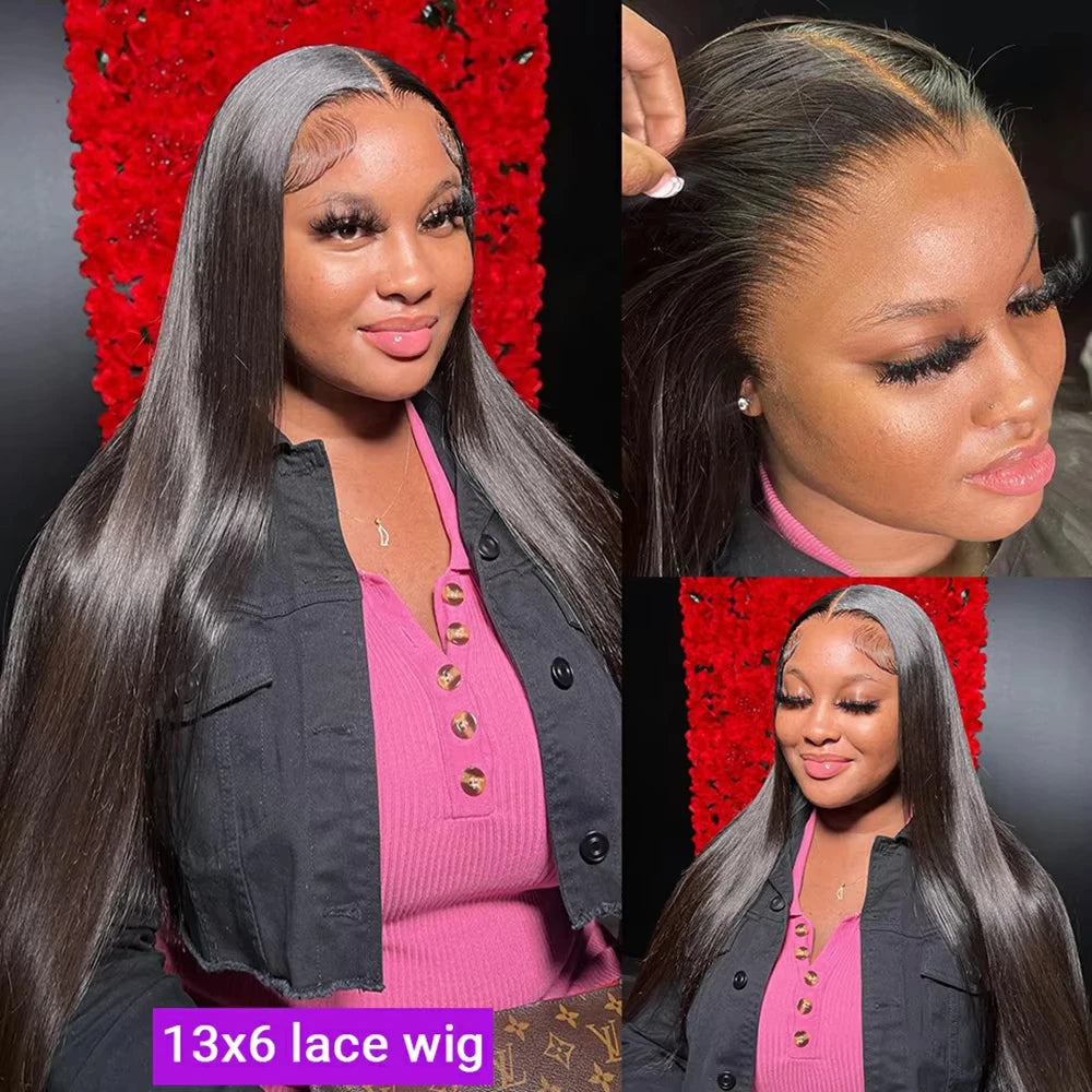 Glueless Bone Straight HD Lace Wig (4×4 / 5×5 / 13×4 / 13×6 Options)