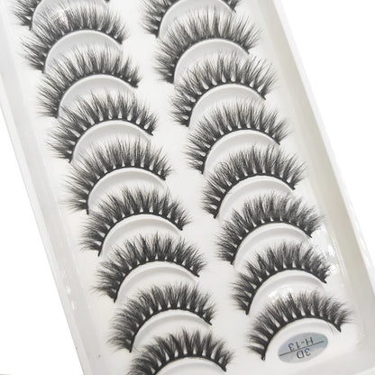 10 Pairs of Natural 3D Mink Lashes