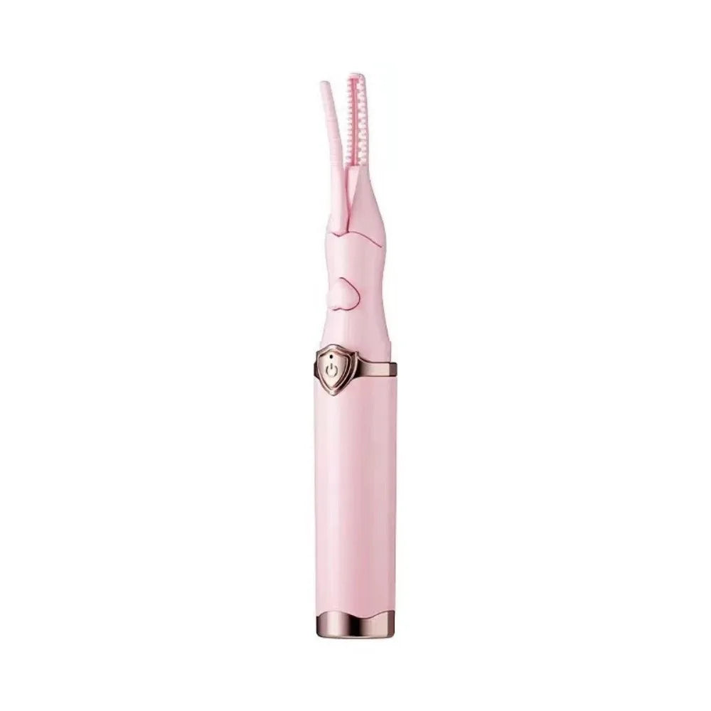 Wide‑Angle Electric Heated Eyelash Curler – Bezel‑Free Design, Fast Heating & Comfortable Grip