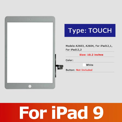 iPad 10.2 LCD Touch Display Assembly (7th–9th Gen)