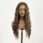 AIMEYA Synthetic Lace Front Wigs for Women Natural Hairline Long Brown Wig Pre Plucked Cosplay