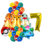 Classical Pikachu Birthday Party Decoration Set (Backdrop · Balloons · Tableware · Kids Event Supplies)