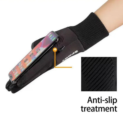 Winter Warm Full Fingers Waterproof Touch Screen Fleece Gloves