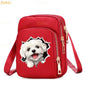 Cat & Dog Faith Quote Crossbody Phone Bag