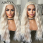 AIMEYA Synthetic Lace Front Wigs for Women Natural Hairline Long Brown Wig Pre Plucked Cosplay