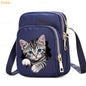 Cat & Dog Faith Quote Crossbody Phone Bag