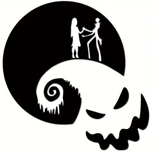Black Halloween Stickers,Vinyl Waterproof Stickers for Laptop,Envelopes,Bumper,Skateboard,Water Bottles,Computer,Phone, Cool Stu
