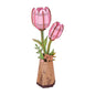 Robotime Rowood DIY Wooden Flower Bouquet Beautiful Hand-Make Gifts Eco-friend Materials 3D Wooden Puzzle for GirlFriends Decor