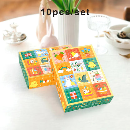 Easter Surprise Eggs Blind Box 5/10PCS 12 Grids Interactive Toys Kids Party Favors Fillable Candy Gifts Egg Hunt Decor