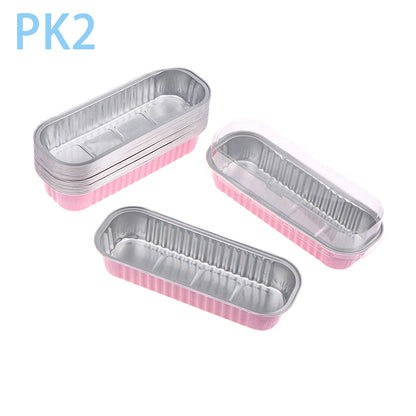 10‑Pack Mini Loaf Pans (With/Without Lids) – 6.8oz Aluminum Foil Bread & Muffin Containers