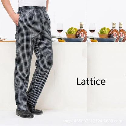 Chef Pants for Men Women Black White Stripes Slim Fit Restaurant Waiter Cook  Uniform Kitchen Trousers Elegant Bride & Groom Wedding Cake Topper with Veil 4.3" - Anniversary, Bridal Shower, Engagement Party Decoration