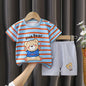 Casual Baby Boy Short Sleeve Sports T-shirt and  Shorts Set