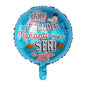 10pcs 18Inch Spanish English Happy Father's Day Foil Helium Balloon Feliz Dia Super Papa Air Globos Party Decoration Gift Baloes