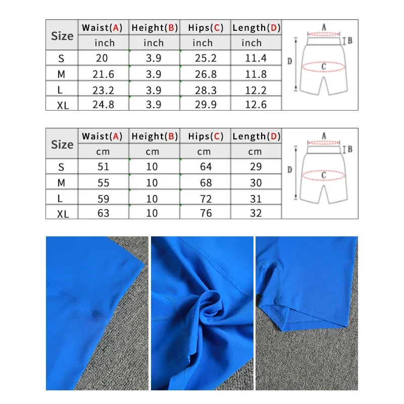 Women’s High‑Waist Sports Shorts (Slim Fit, Butt‑Lift, Yoga &amp; Gym)