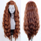 AIMEYA Synthetic Lace Front Wigs for Women Natural Hairline Long Brown Wig Pre Plucked Cosplay