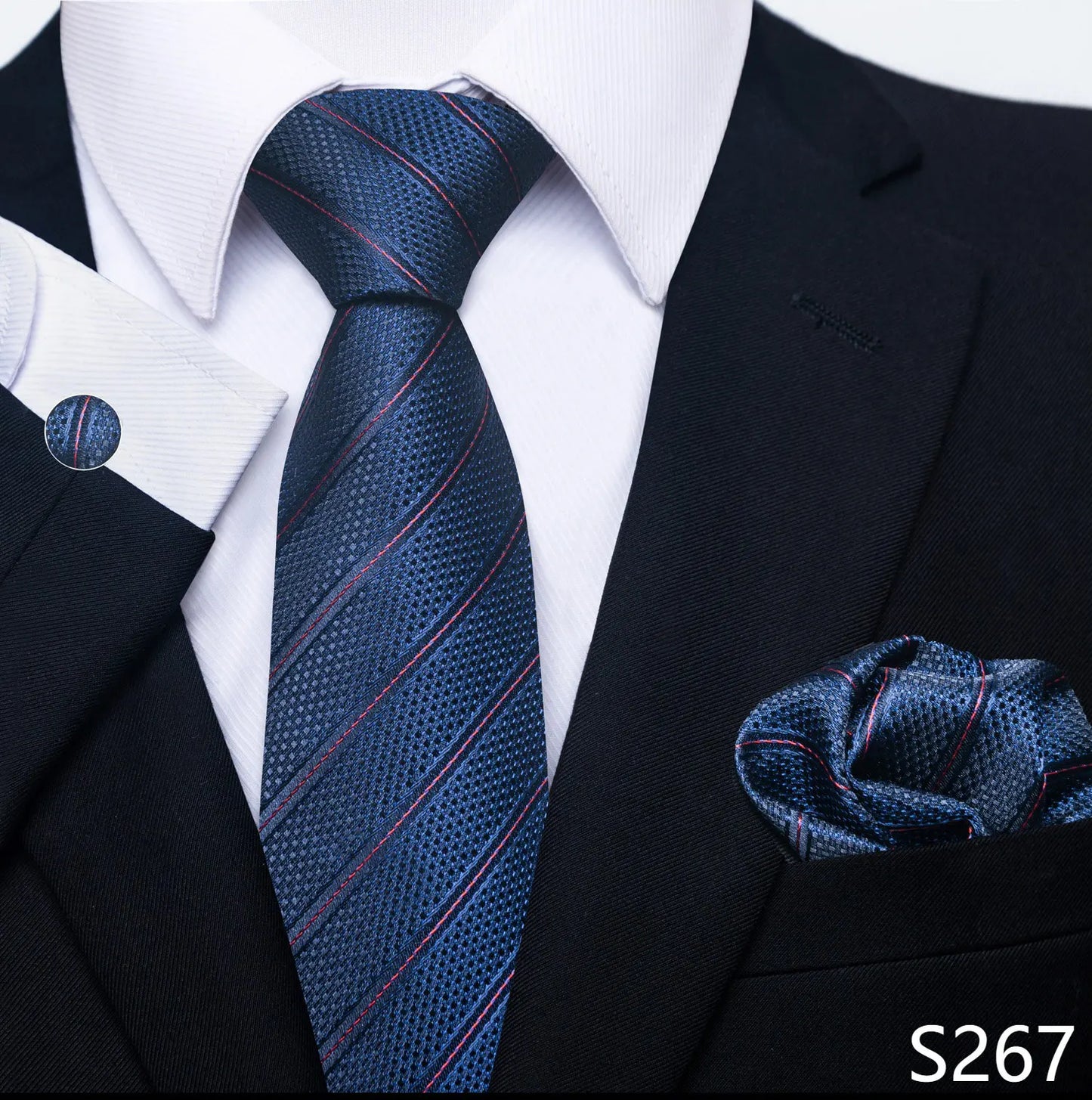 8 cm Tie Pocket Squares Necktie  Set