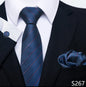 Silk Tie Pocket Squares Necktie Suit Accessories