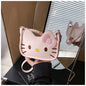 Hello Kitty Fashion Messenger Bag (Cute Cartoon Shoulder Handbag)