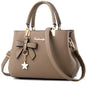 Fashion Women’s Large‑Capacity PU Leather Shoulder Bag (Vintage Designer Satchel &amp; Crossbody Tote)