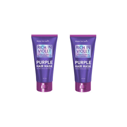 Purple Repair Damaged Hair Mask- Keratin Deep Nourishing Dry Frizzy Collagen Magical -5 Second to Soft Shiny Hair