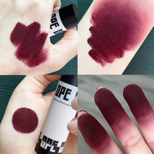 6 Colors Long-Lasting Matte Liquid Lip Gloss with Soft Velvet Finish and Waterproof Formula Lip Clay Lip Glaze Gift Makeup