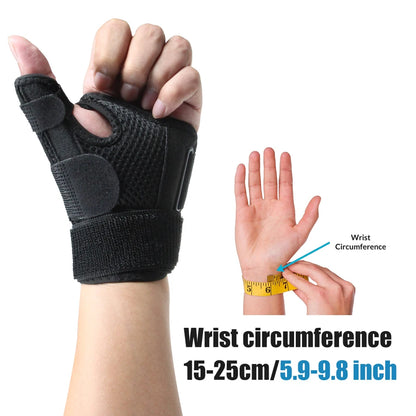 Thumb Spica Splint – Wrist & Thumb Stabilizer Brace for Carpal Tunnel, Tendonitis & Pain Relief (Left or Right)