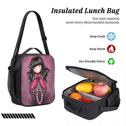 Santoro Gorjuss 3‑Piece Student Backpack Set – BookBag, Lunch Bag & Pencil Case