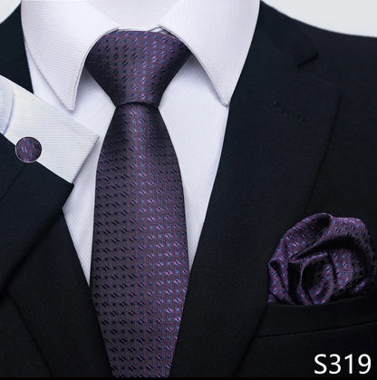 8 cm Tie Pocket Squares Necktie  Set