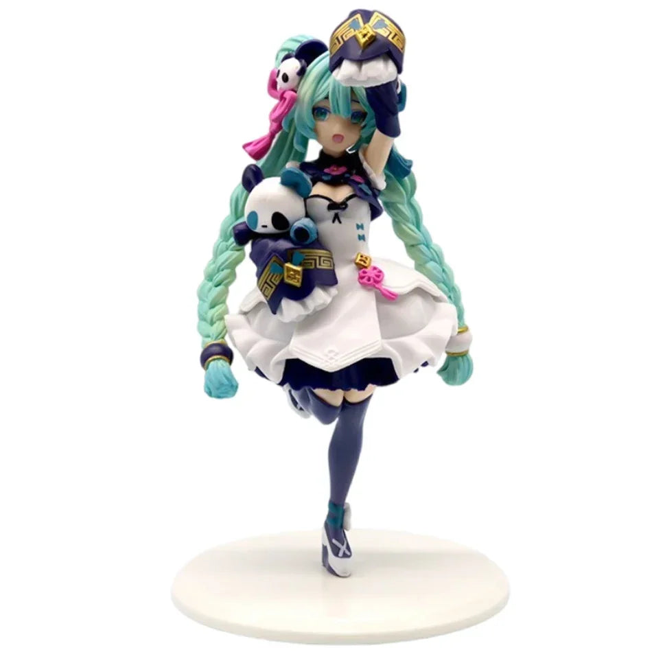 Animation Anime Beautiful Girl Hatsune Miku Handmade Devil Hatsune Miku Cat Ear Hatsune Miku Cute Handmade PVC Model Decorations