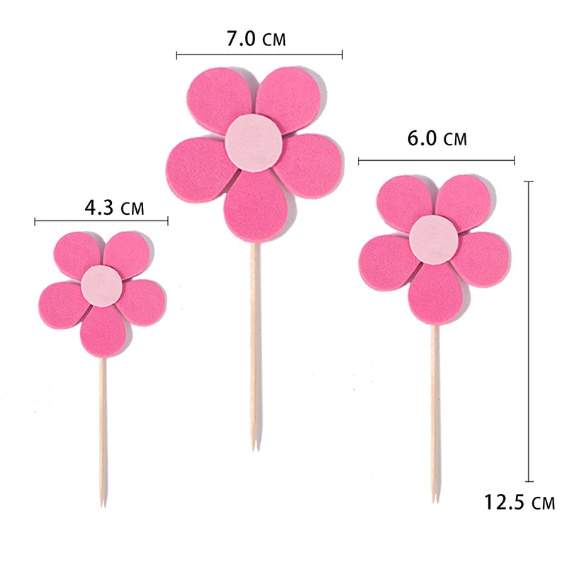 Princess Flower Cake Topper – Happy Birthday Decoration for Girl’s 1st Birthday, Baby Shower & Party Gift Box
