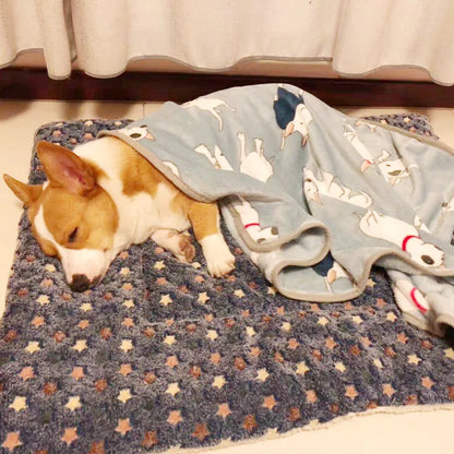 Soft Flannel Thickened Dog/Cat Bed Mat Blanket