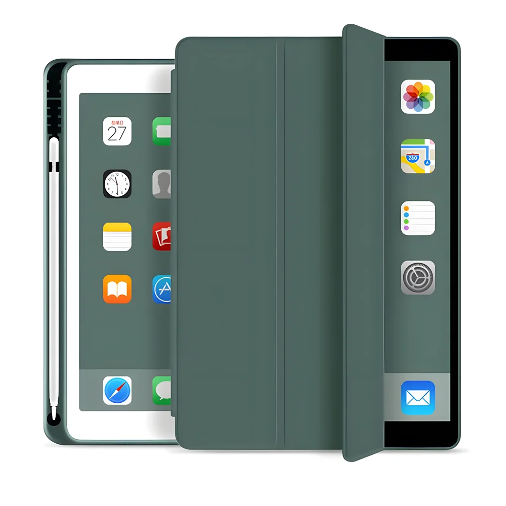 iPad Case with Pencil Holder (Pro/Air/Mini Models)
