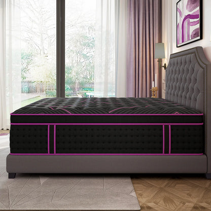 12/14" Medium‑Firm Hybrid Mattress — Gel Memory Foam & Pocket Springs