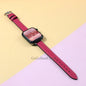Slim Leather Strap for Apple Watch Band 49mm 45mm 44mm 42mm 41 38 40mm Woman Bracelet for IWatch Series Ultra 8 7 6 SE 5 4 3 2 1